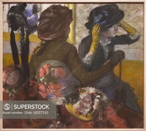 Edgar Degas At The Milliners 1882 Pastel On Paper 75 5 X 85 5 Cm