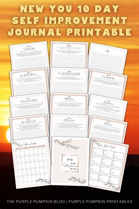 Journal Printable For Self Improvement