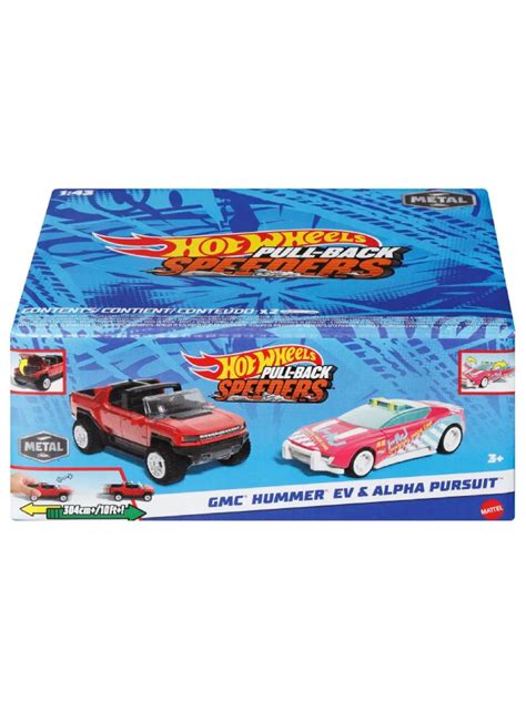 Hot Wheels Pull Back Speeders Gmc Hummer Ev Alpha Pursuit Hwh