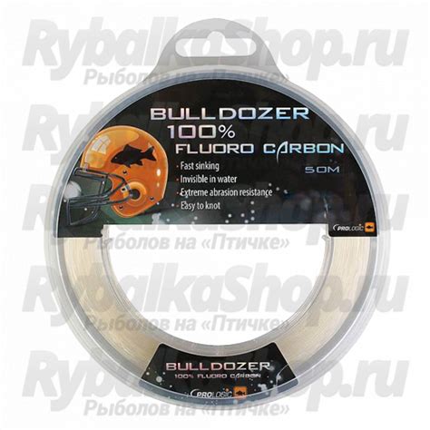Шок-лидер Prologic Bulldozer 100% Fluoro Carbon 50m