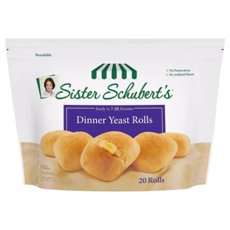 Sister Schuberts Frozen Dinner Yeast Rolls 20 Ct Pay Less Super Markets
