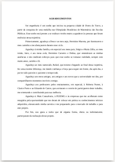 Agradecimentos TCC: Veja como fazer e algumas ideias para o texto ...