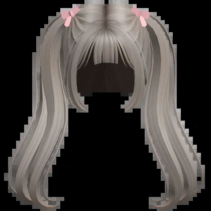 Ash Blonde Pigtails Roblox Item Rolimon S