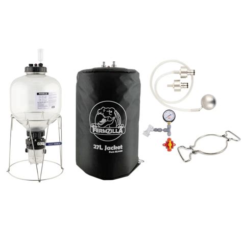 FermZilla with Essential Acessory Kit - Includes 7.1 GAL FermZilla Uni ...