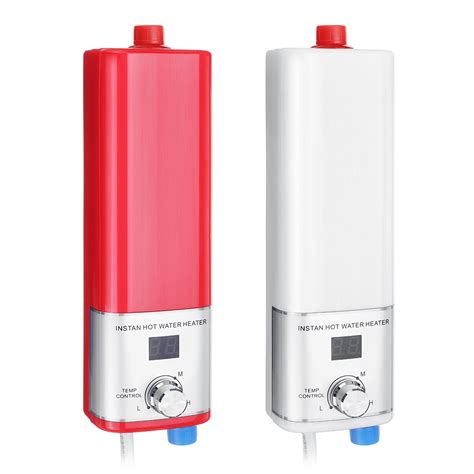 W Electric Tankless Water Heater Instant Hot Under Sink Ipx Waterproof Alexnld