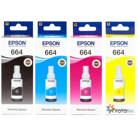 Купить Комплект чернила для Epson L100, L110, L120, L132, L1300, l1455 ...