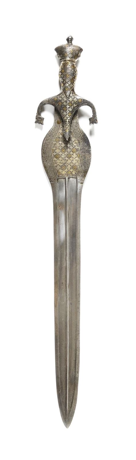 Afghan Short Sword Iron Frame Entirely Decorated With