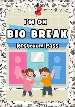 Restroom Pass by Judy Ann Nadala | TPT