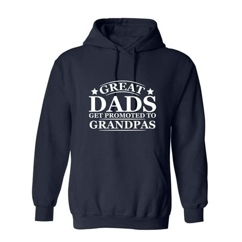 Great Dads Get Promoted To Grandpas Sarcastic Novelty T Idea Adult