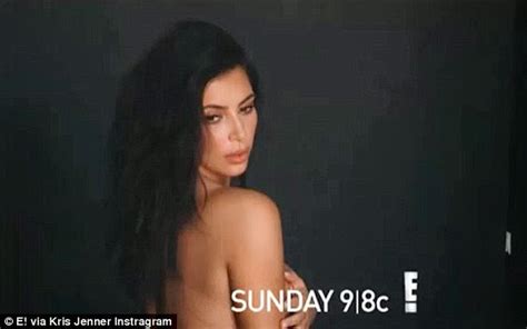 Kim K Poses Nude For Photo Shoot In Latest Trailer For Reality Show