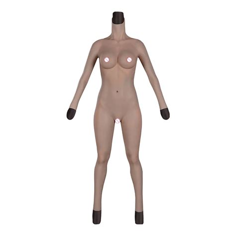 Eta Silicone Breasts Plate Fake Vagina Bodysuit Male To Female Trans Silicon Full Body Suit E