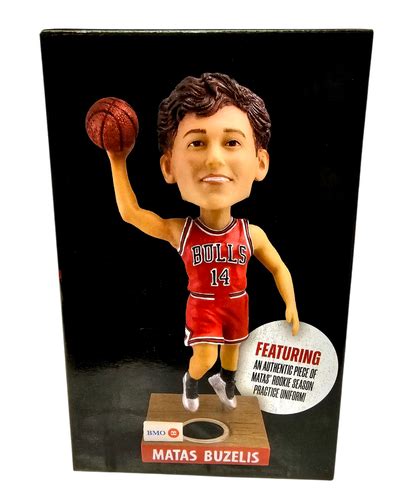 Matas Buzelis Bobblehead Authentic Rookie Practice Jersey Windy City