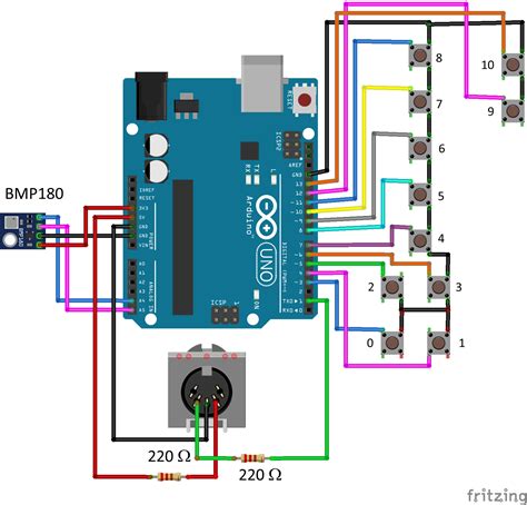 Électronique en amateur Fabrication d une flûte à bec MIDI Arduino