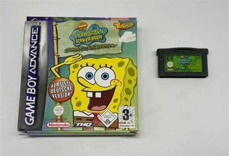 Spongebob Schwammkopf Schlacht Um Bikini Bottom GBA OVP Gebraucht