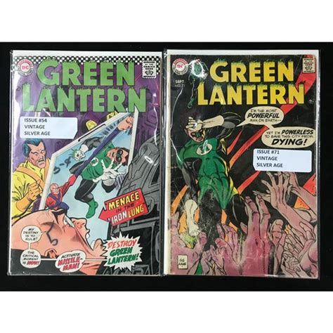 Dc Comics Green Lantern Comic Book Lot