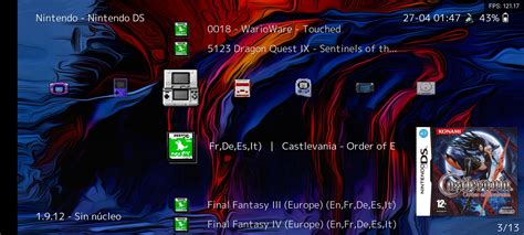 Interface Retroarch Rretroarch