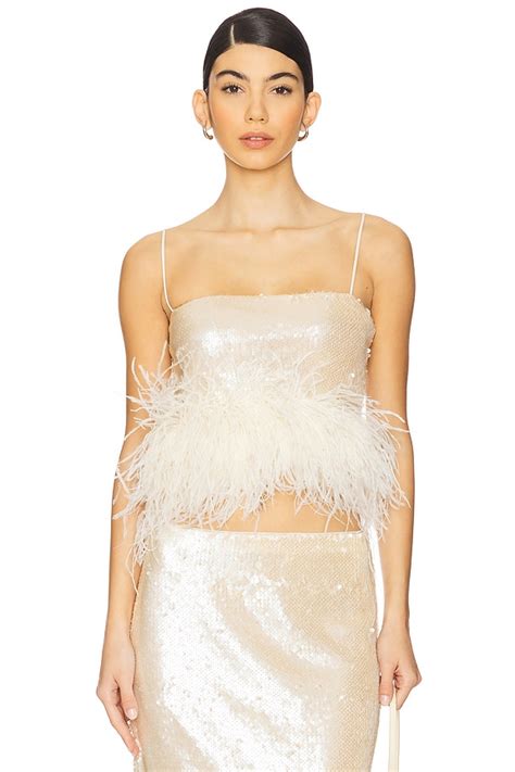 L Academie By Marianna Ceci Sequin Cami In Blush Nude REVOLVE