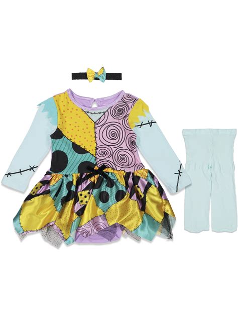 Disney Nightmare Before Christmas Sally Infant Baby Girls Dress Tights