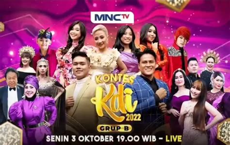 Jadwal Acara Mnctv Hari Ini Senin Oktober Ada Live Kontes Kdi