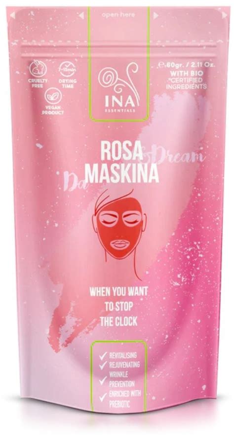 Ina Essentials Rose Maskina - Глиняная маска для лица c розой: купить ...