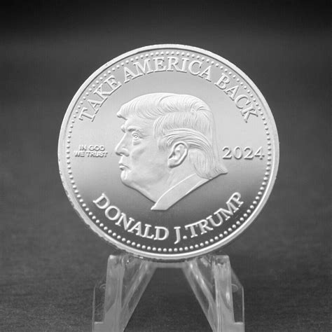 20PCS President Donald Trump Commemorative Coin Fight Shooting