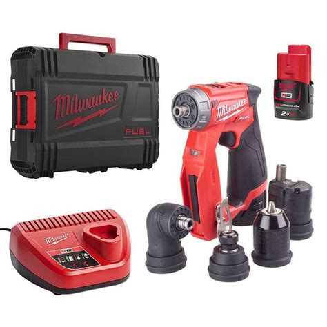 Дрель-шуруповерт Milwaukee M12 FUEL FDDXKIT-202X, От аккумулятора ...