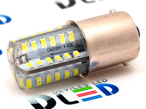 Автомобильная светодиодная лампа 1156 - P21W - S25 - BA15s - 48 SMD ...