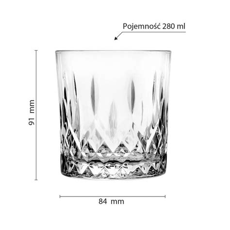 Szklanki Do Whisky Drink W Zestaw Szklanek Ml Glasmark