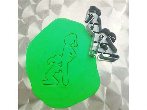 Christmas Sex Cookie Pastry Biscuit Cutter Icing Fondant Clay Stag