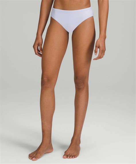 Lululemon Waterside Mid Rise Medium Coverage Bikini Bottom Pastel
