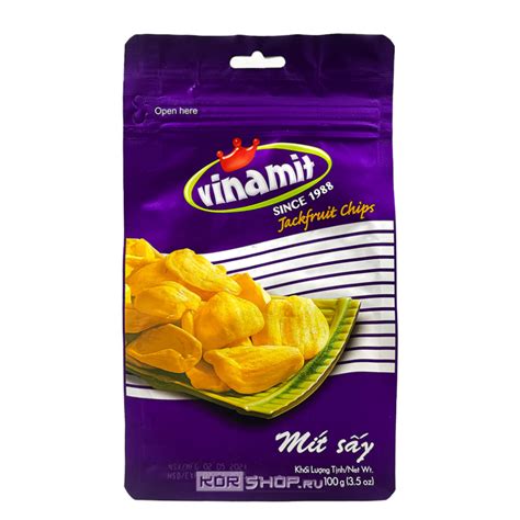 Чипсы из джекфрута Vinamit, Вьетнам, 100 г — купить в Москве по цене ...