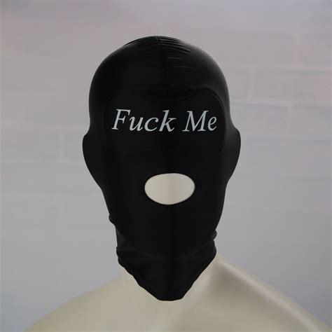 Personalized Bondage Hood Open Mouth Hood Oral Sex Hood BDSM Slave Head Hood Mask Comfortable