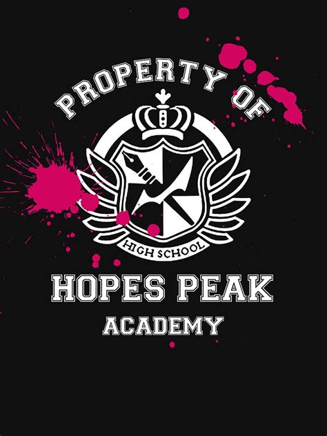 Property Of Hopes Peak Academy T Shirt For Sale By Kew0113