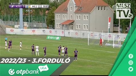 Kecskeméti TE Mezőkövesd Zsóry FC 1 0 1 0 OTP Bank Liga 3