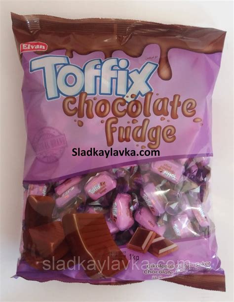 Жевательная конфета Toffix Chocolate Fudge 1000 гр (Elvan): продажа ...
