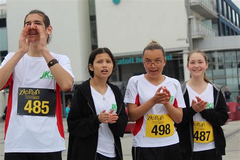 James Krüss Schule Helgoland 20 Schüler Staffel Marathon auf