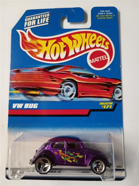 Hot Wheels Volkswagen Beetle Morado Y Colores 171 Francisco Garage