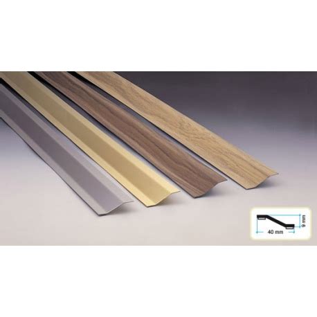 Tapajuntas Metalico Adhesivo Ceramica Inofix 2127 80 Madera Oscura