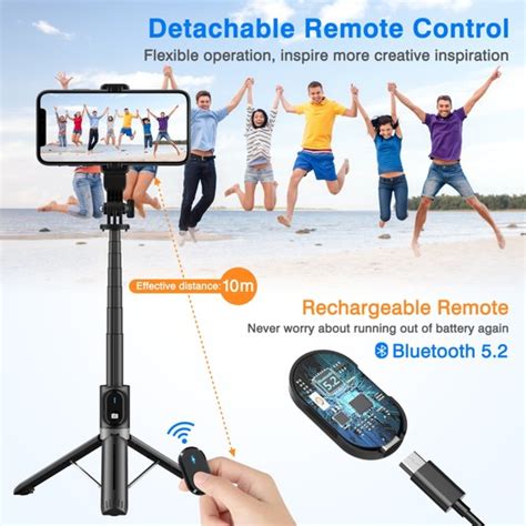 Ganbao P C Kablosuz Bluetooth Selfie Sopa Katlanabilir Mini Tripod