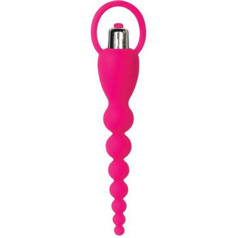 Adam Eve Booty Bliss Silicone Vibrating Beads Pink Sex Toy HotMovies