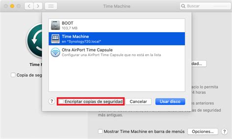 Configurar Time Machine En Nas Synology