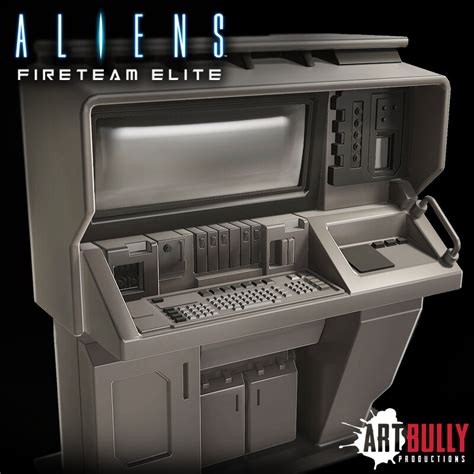 Artstation Aliens Fireteam Elite Props 01