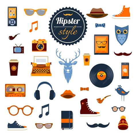 Free Vector | Hipster Elements Set