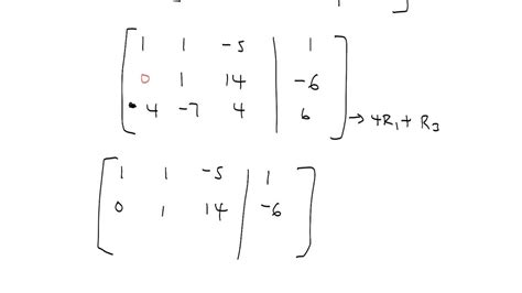 SOLVED 10 Points Given The Augmented Matrix A 1 1 5 1 2 3 4 4 4