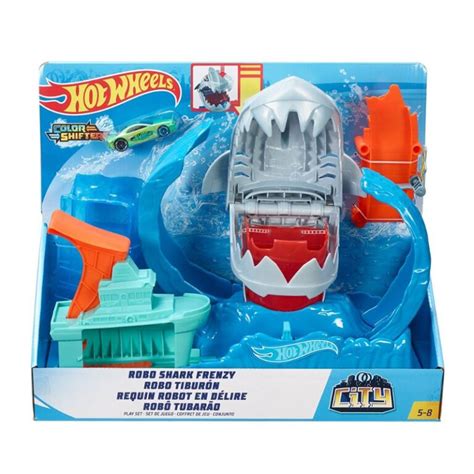 Hot Wheels City Color Shifter Shark Jump Gjl Toys You
