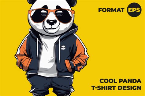 Cool Panda Graphic by c.gudzik · Creative Fabrica