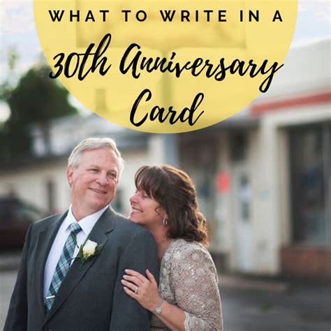 30th Anniversary Wishes Quotes And Poems To Write In A Card