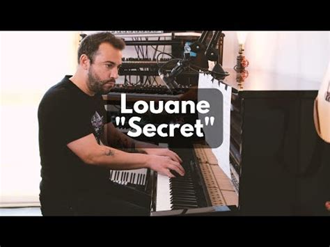 Louane Secret Piano Cover Youtube