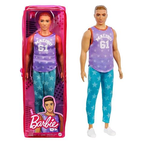 Mattel Barbie Ken Fashionistas Puppe Im Malibu Top Grb Spar Toys