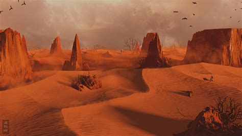 Desert Landscape Finished Projects Blender Artists Community